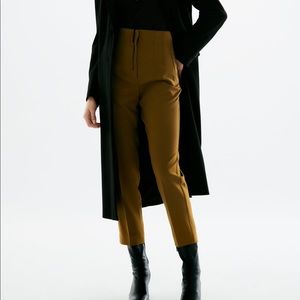 Zara High Waisted Pant in Oil